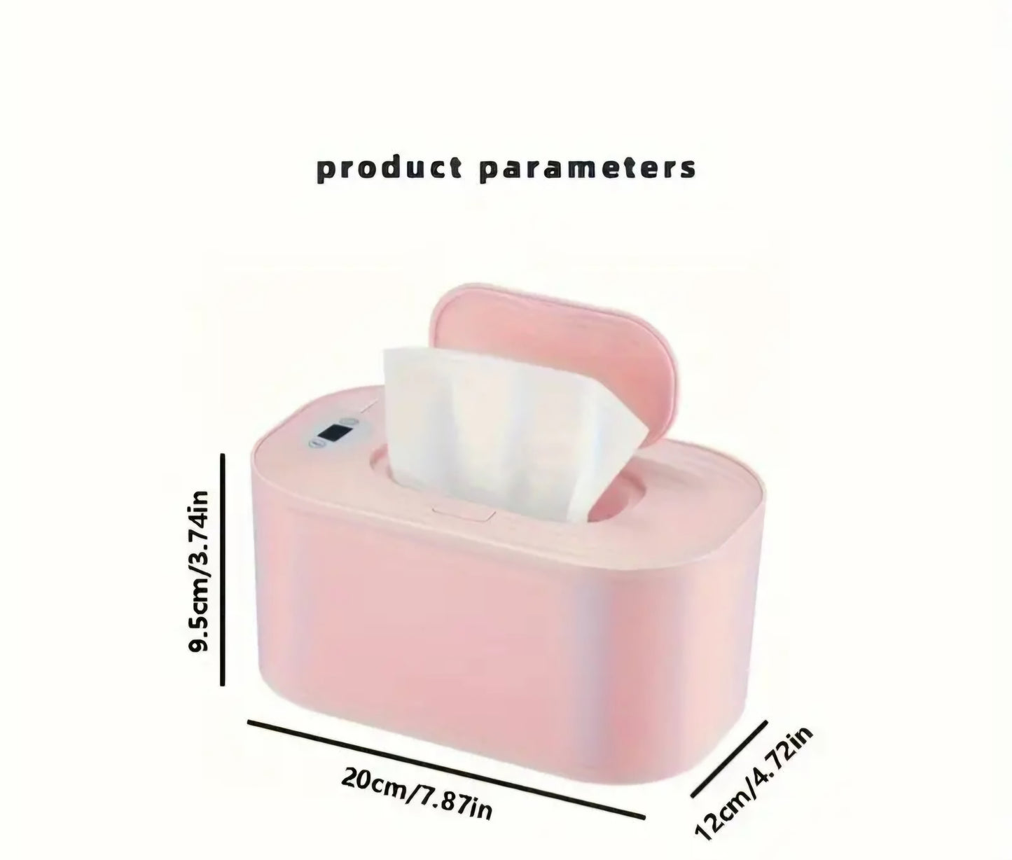 Portable wipes dispenser heater