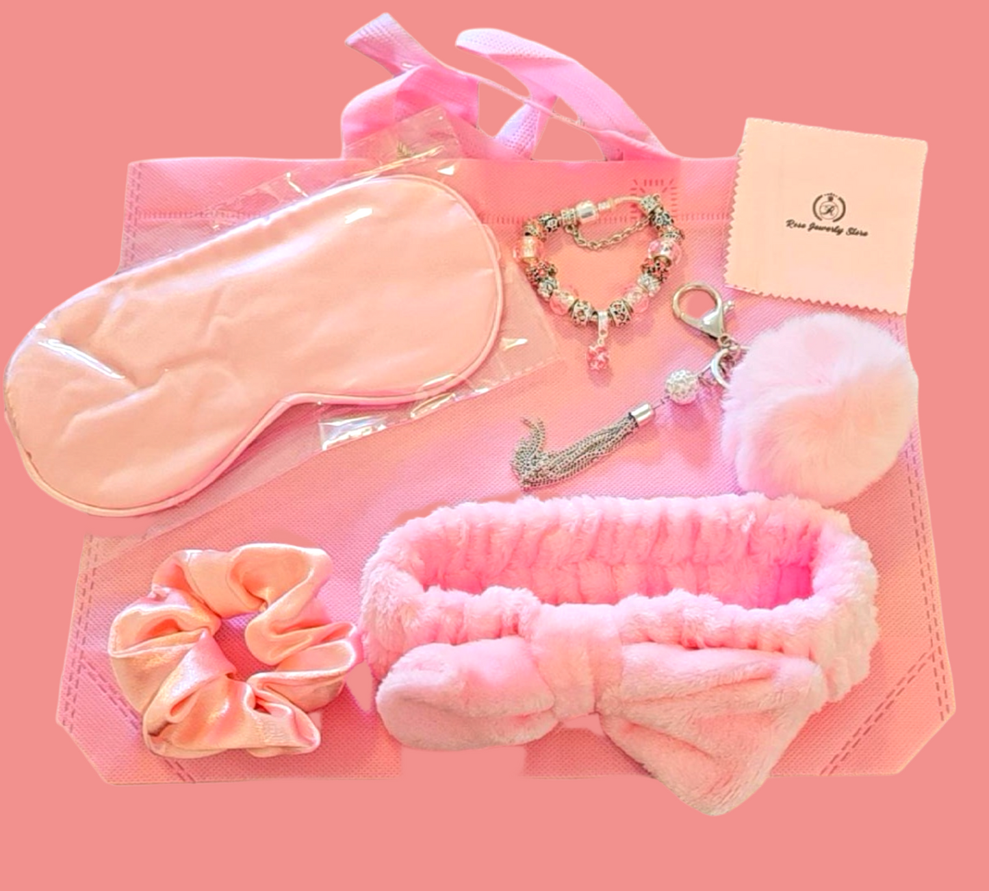 Pink gift bag