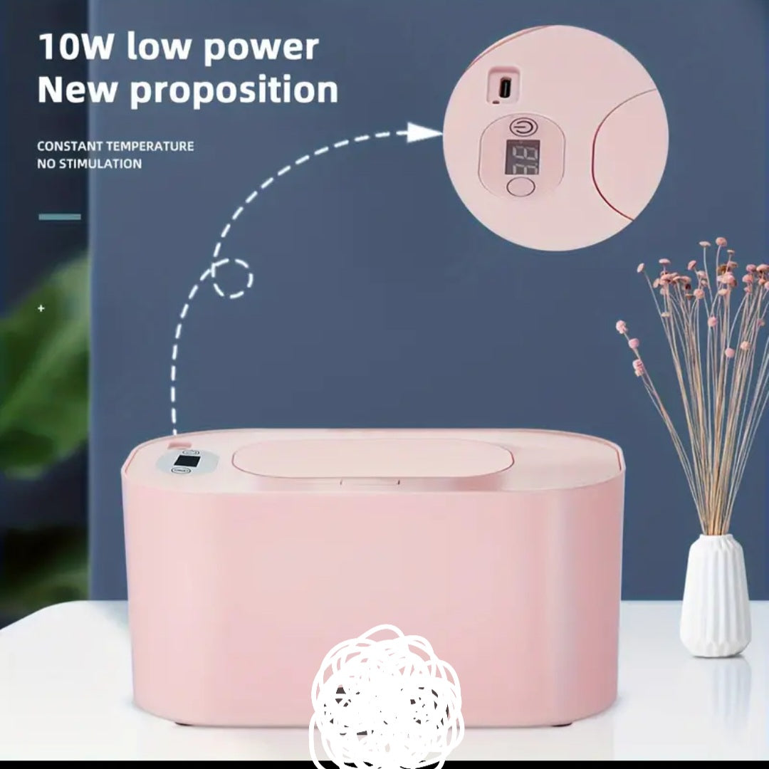 Portable wipes dispenser heater