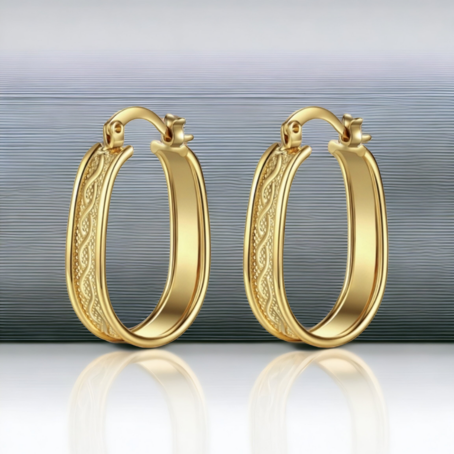 Gold Hoop Earrings