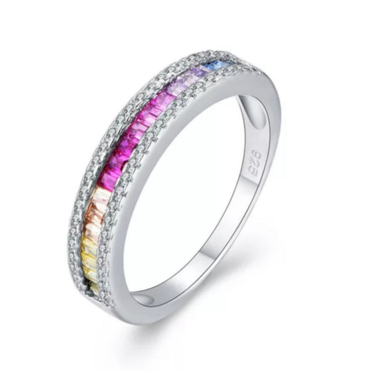 Multicolor  Eternity Band