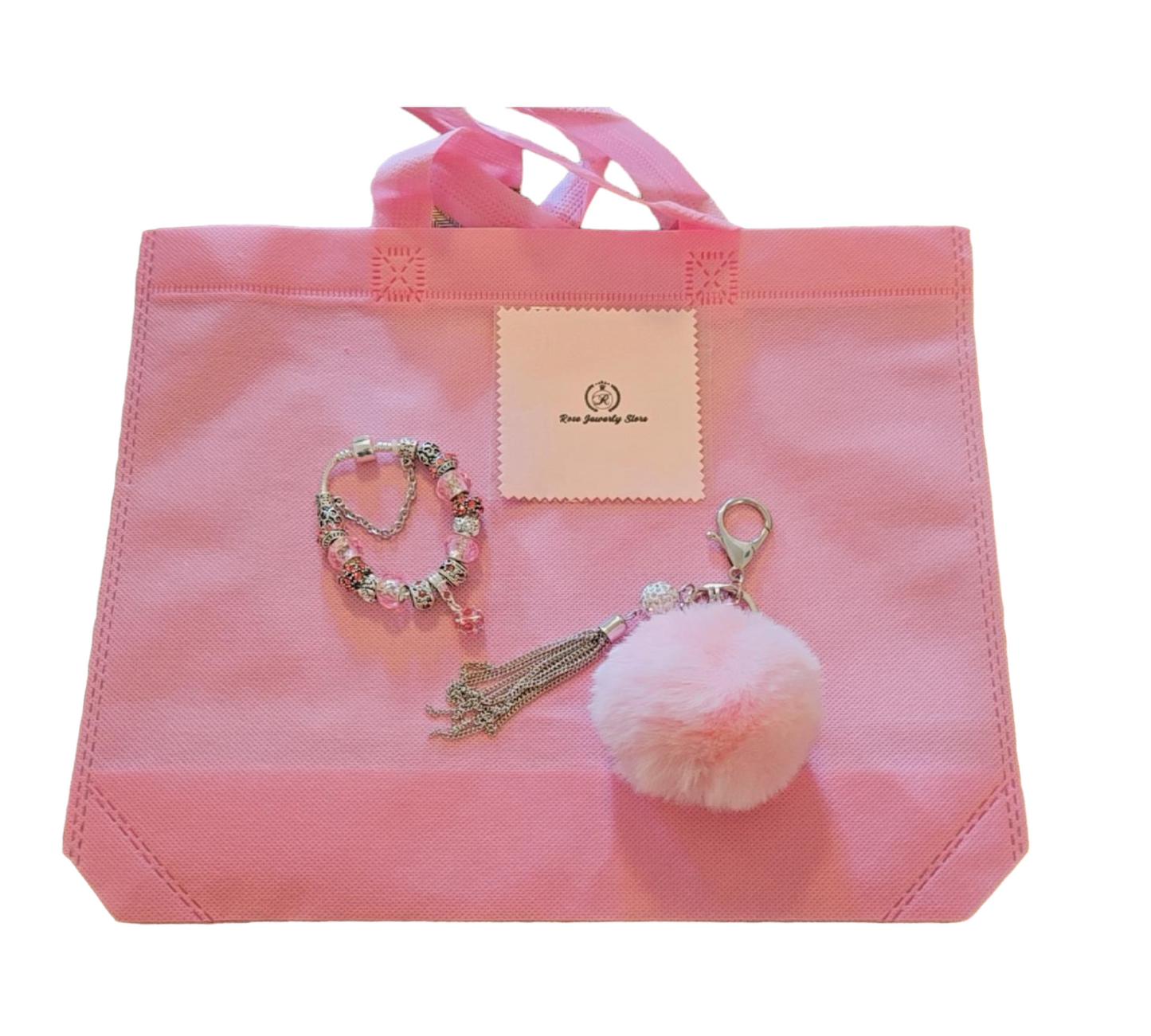 Pink gift bag