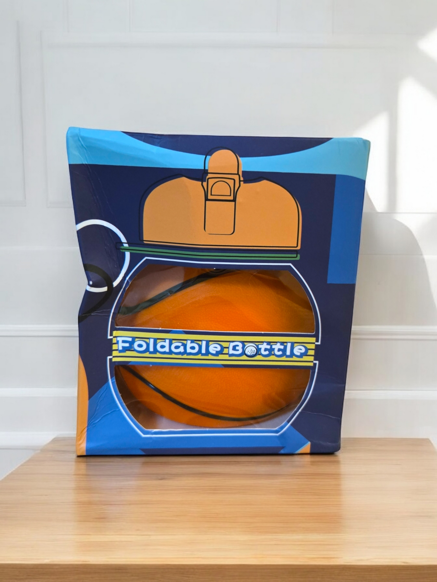 Basketball Foldable Water Bottle - Game On!