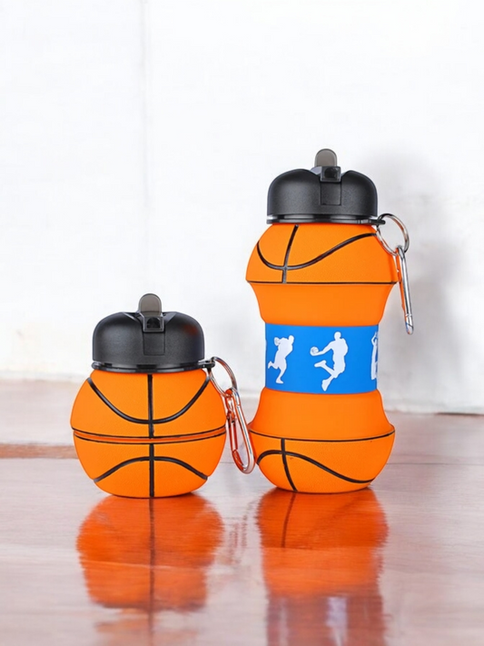 Basketball Foldable Water Bottle - Game On!