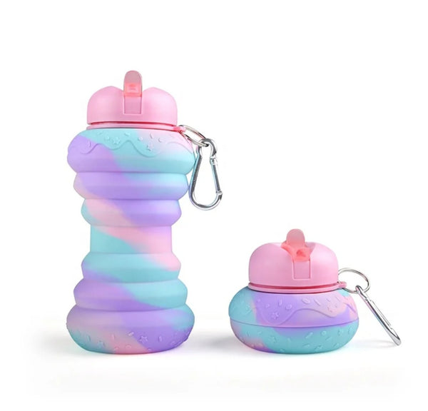 Mom Life Charm Tote Set – With Keychain & Collapsible Bottle (Pastel Edition)
