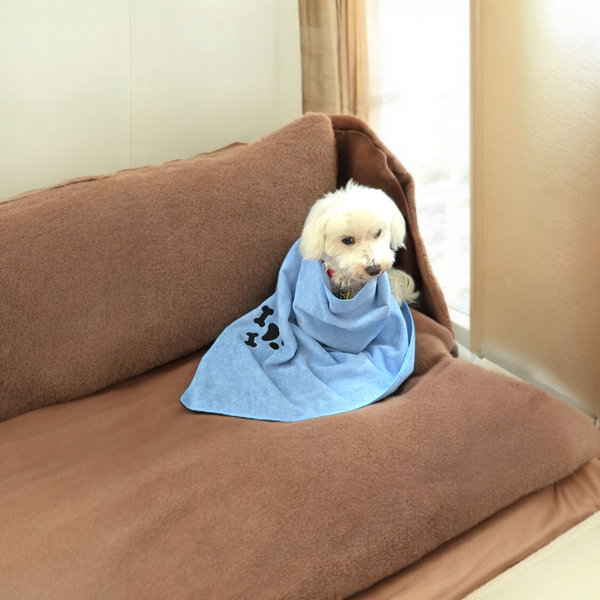 Pet Essentials Bundle – Microfiber Towel & Waste Bag Dispenser Set for Dogs