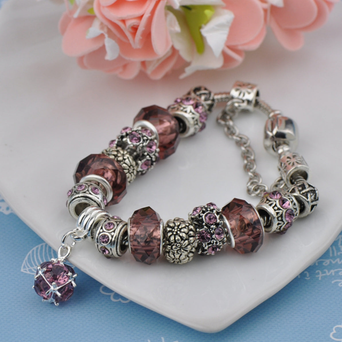 Crystal Charms Bracelet