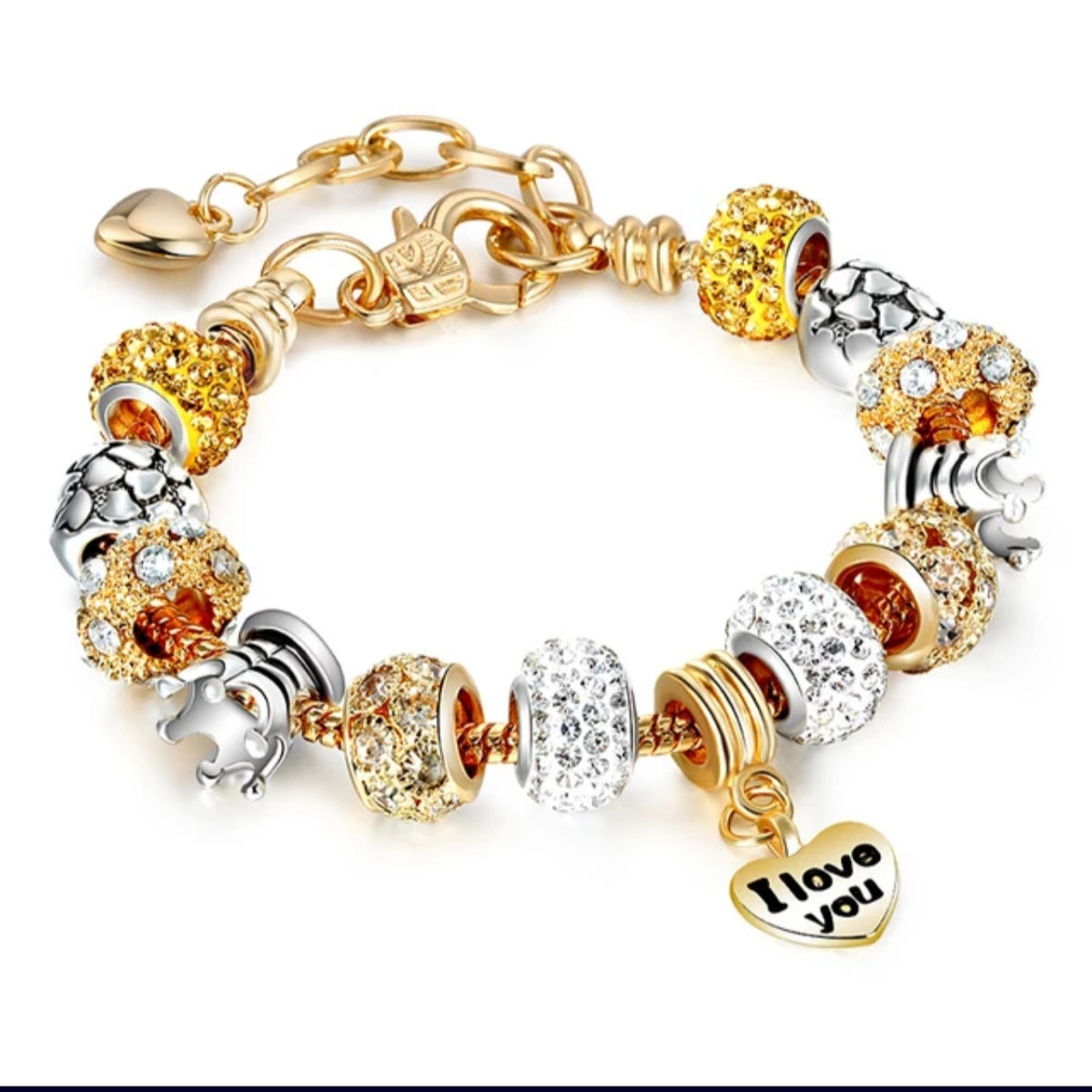 Gold Charm Bracelet