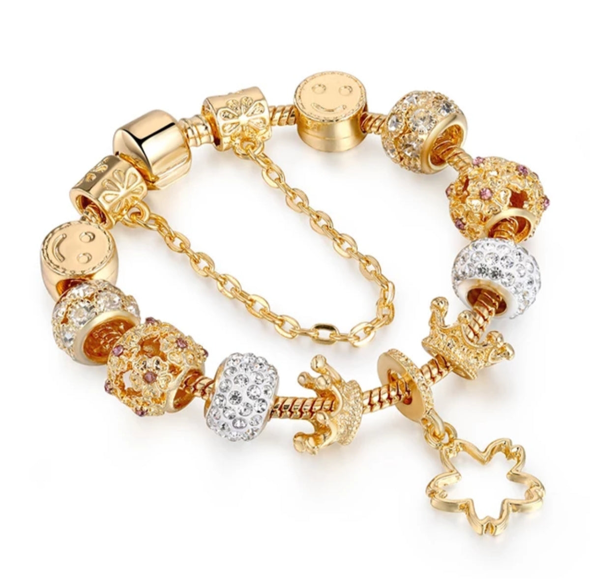 Gold Charm Bracelet