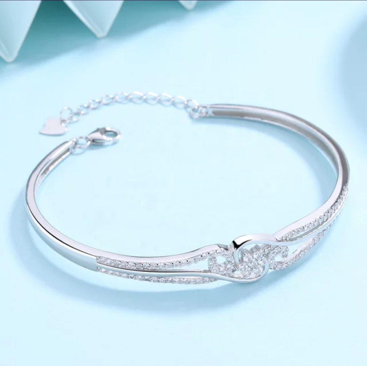 Crystal Bangle Bracelet.