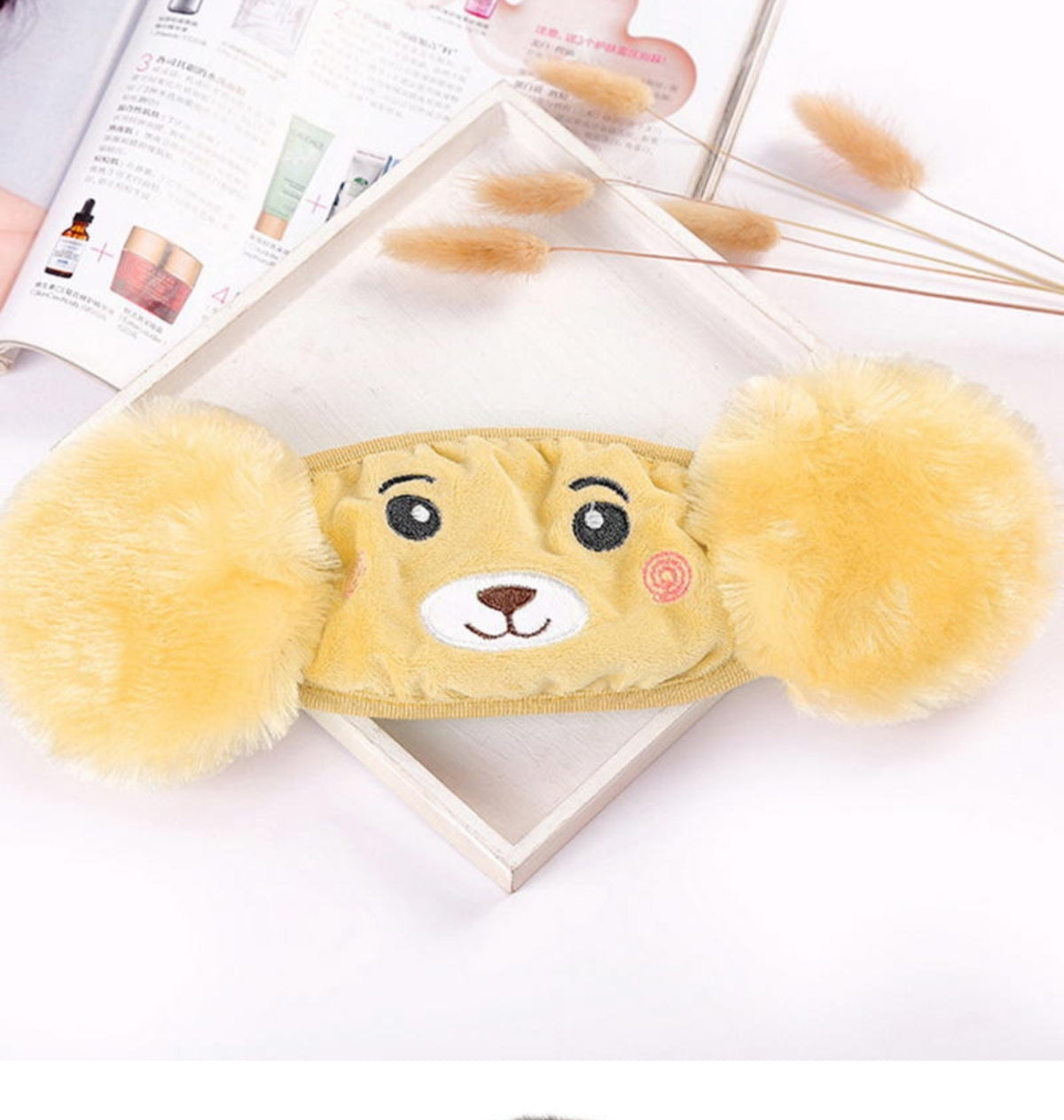 Children Ear Muff Bear Face Mask