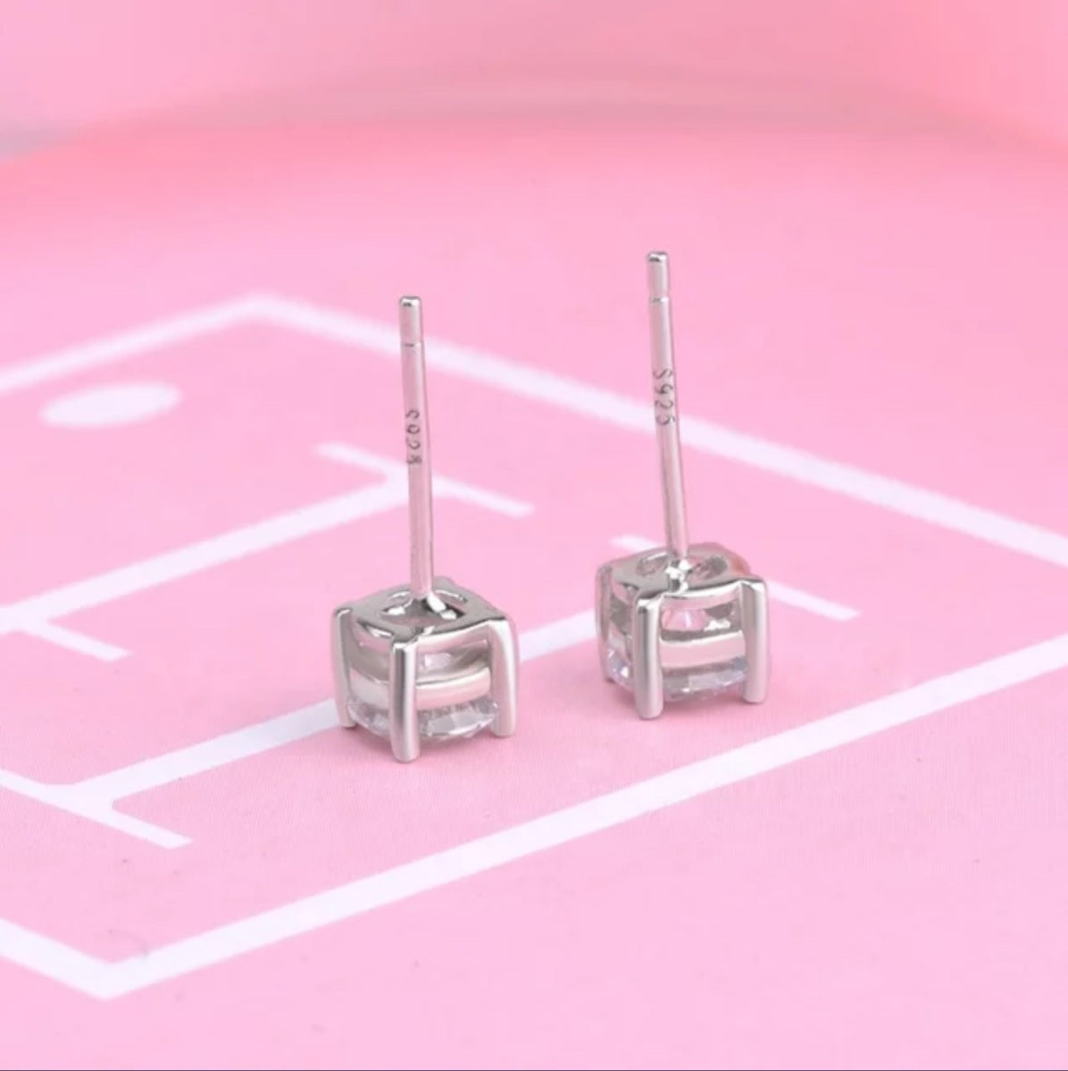 CZ Stud Earring 5MM