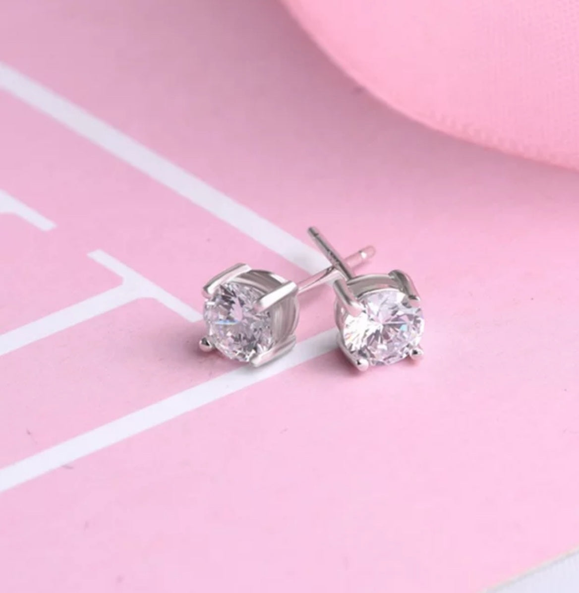 CZ Stud Earring 5MM