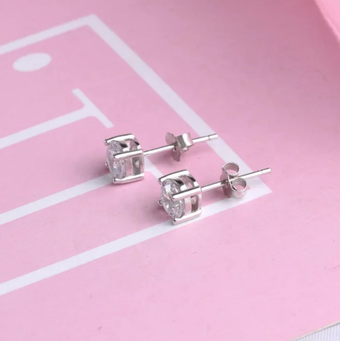 CZ Stud Earring 5MM