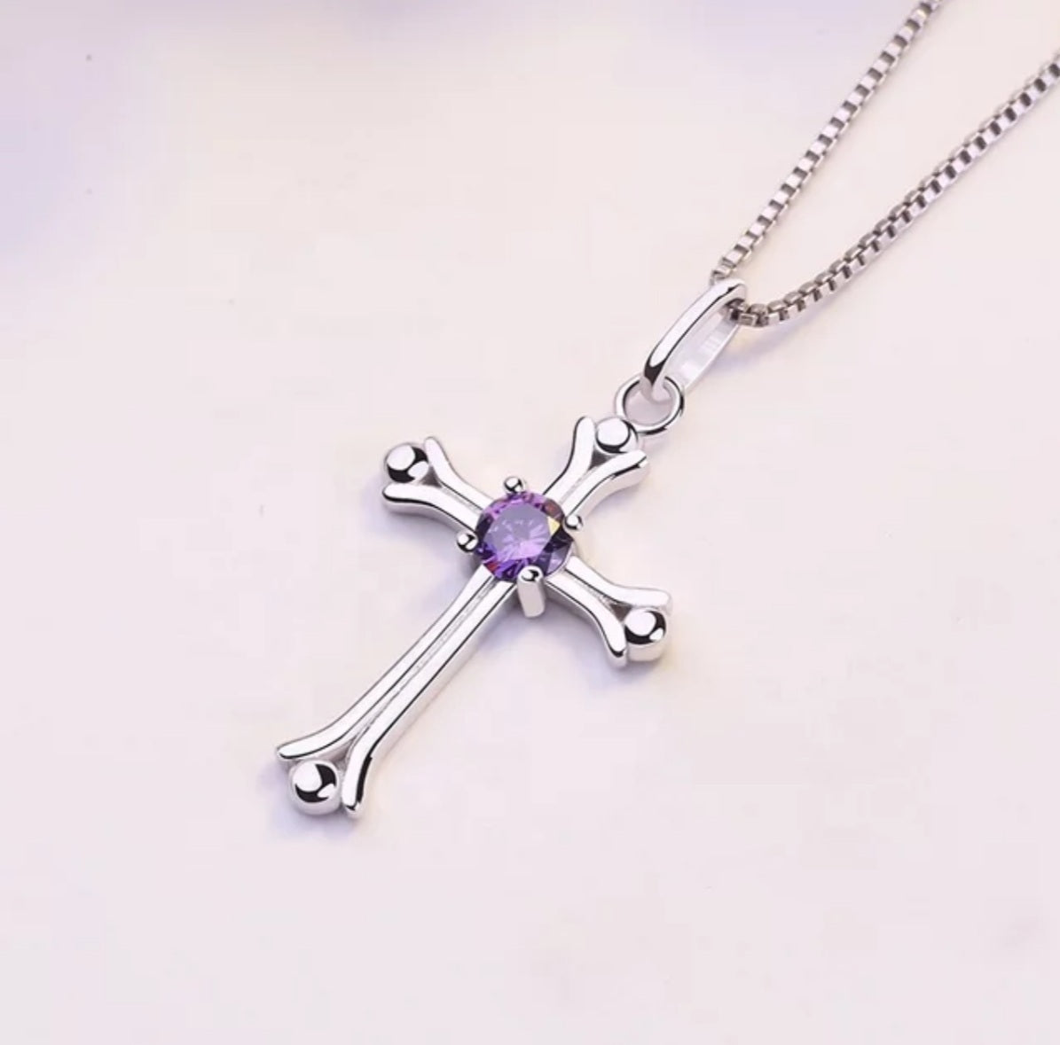 Silver Cross Necklace