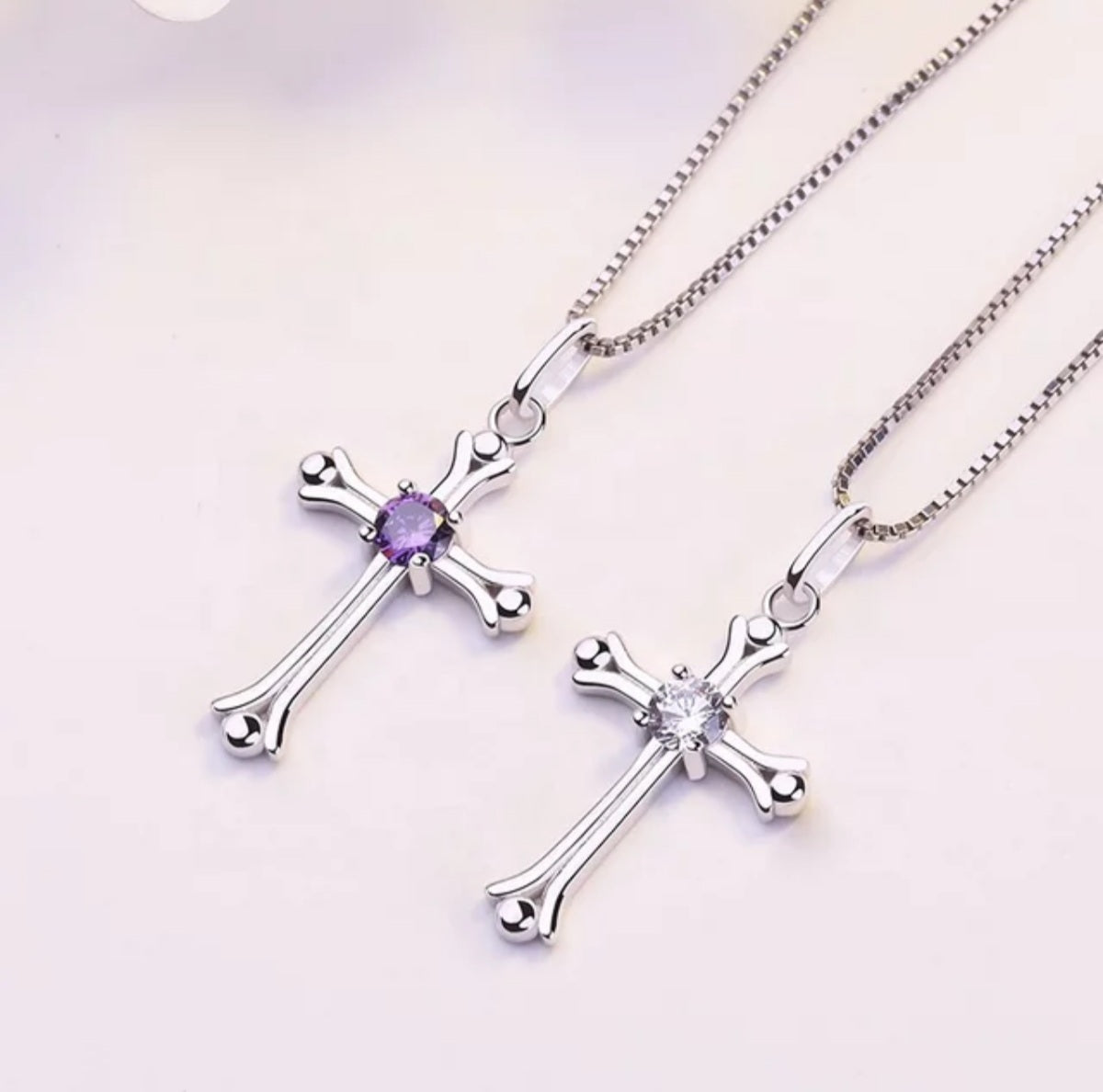 Silver Cross Necklace