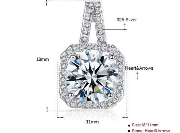 Cushion Cut Simulated Diamond.