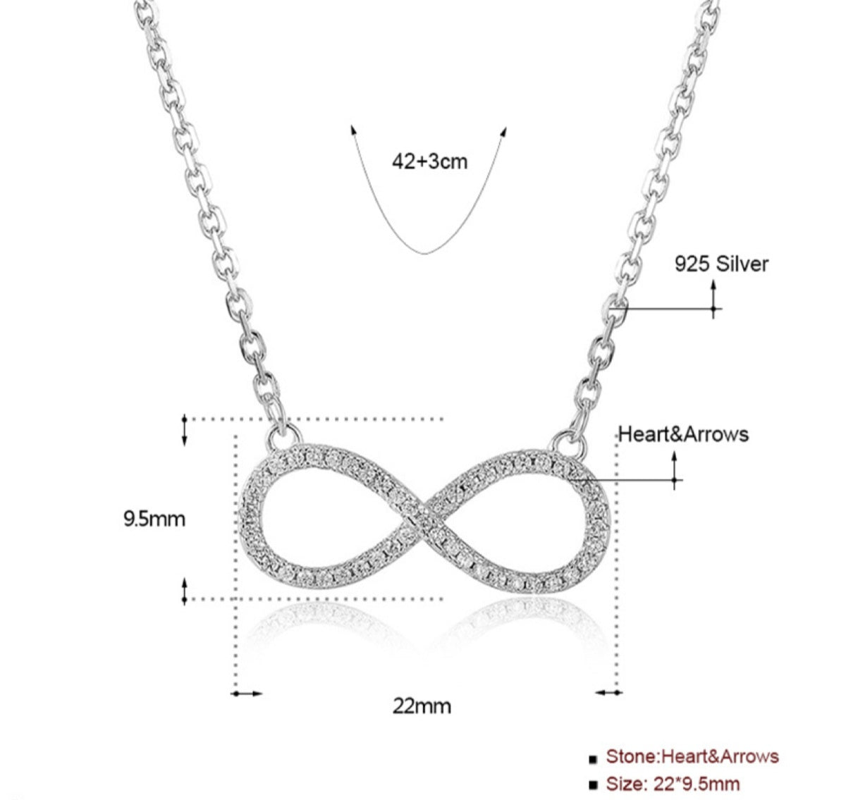 Infinity Pendant Necklace