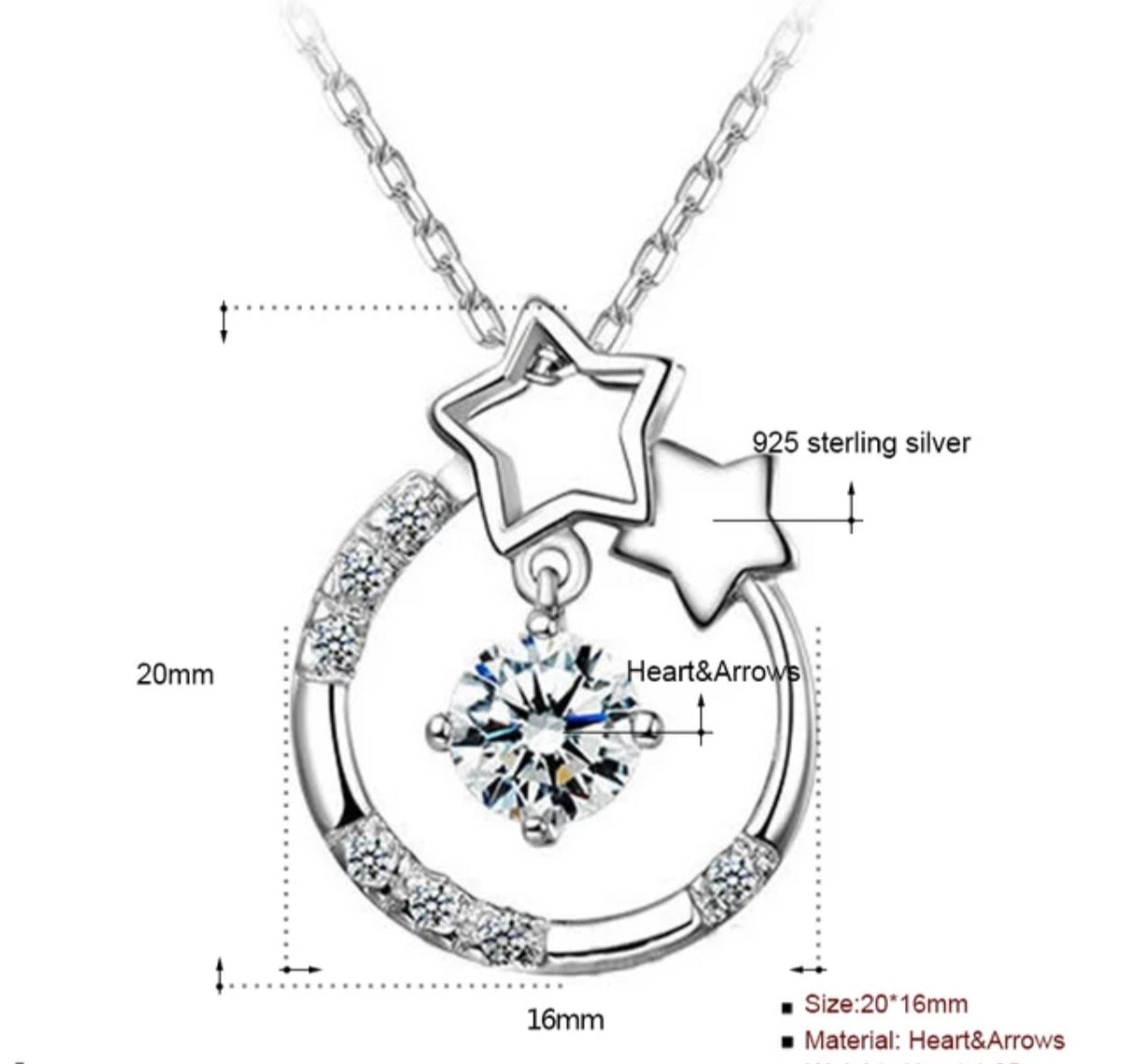 Double Star Necklace