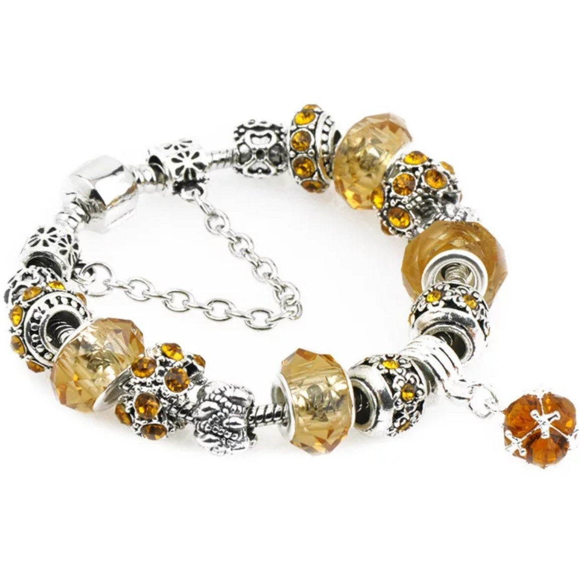 Crystal Charms Bracelet