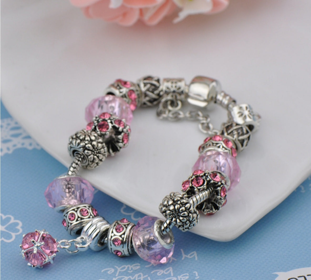 Crystal Charms Bracelet