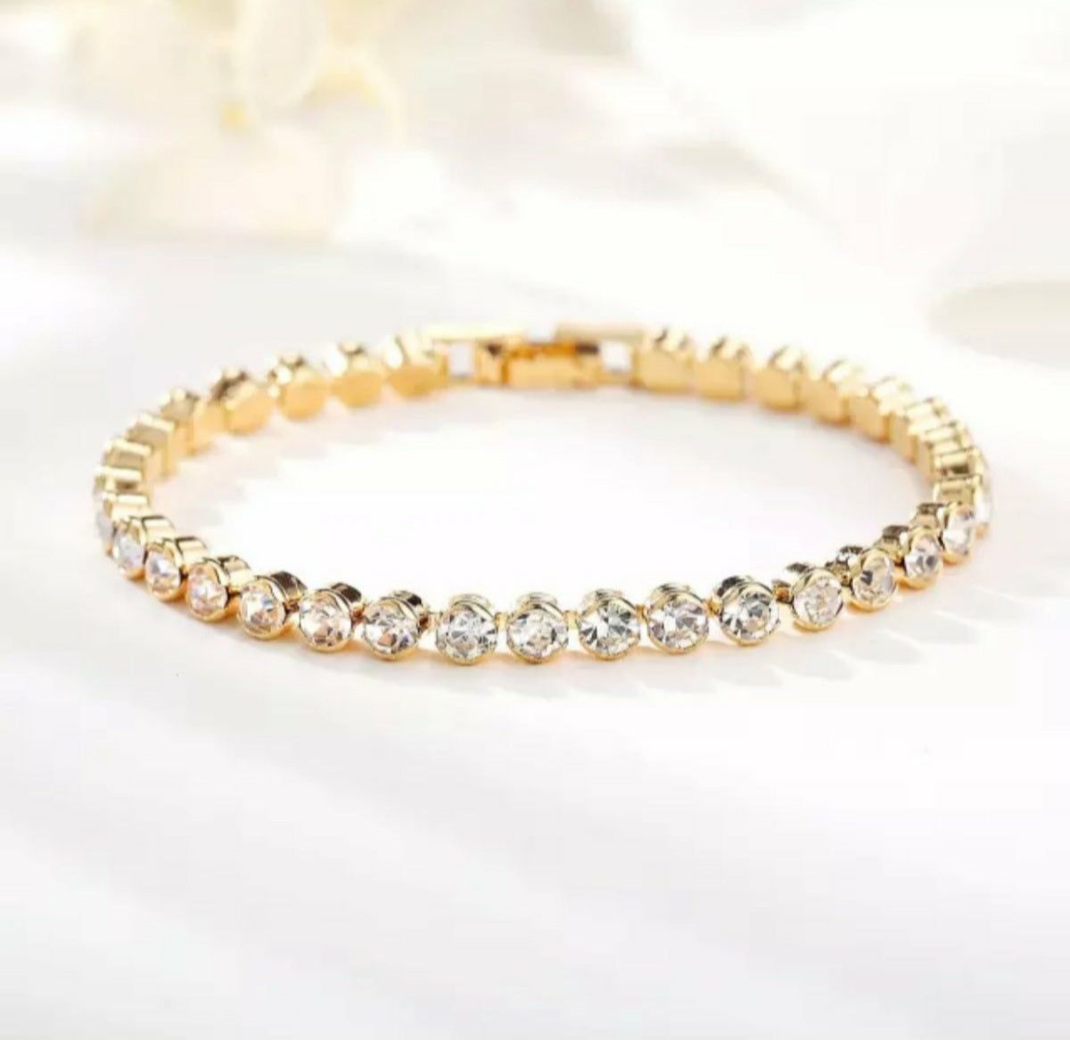 Round Cut Tennis Bracelet