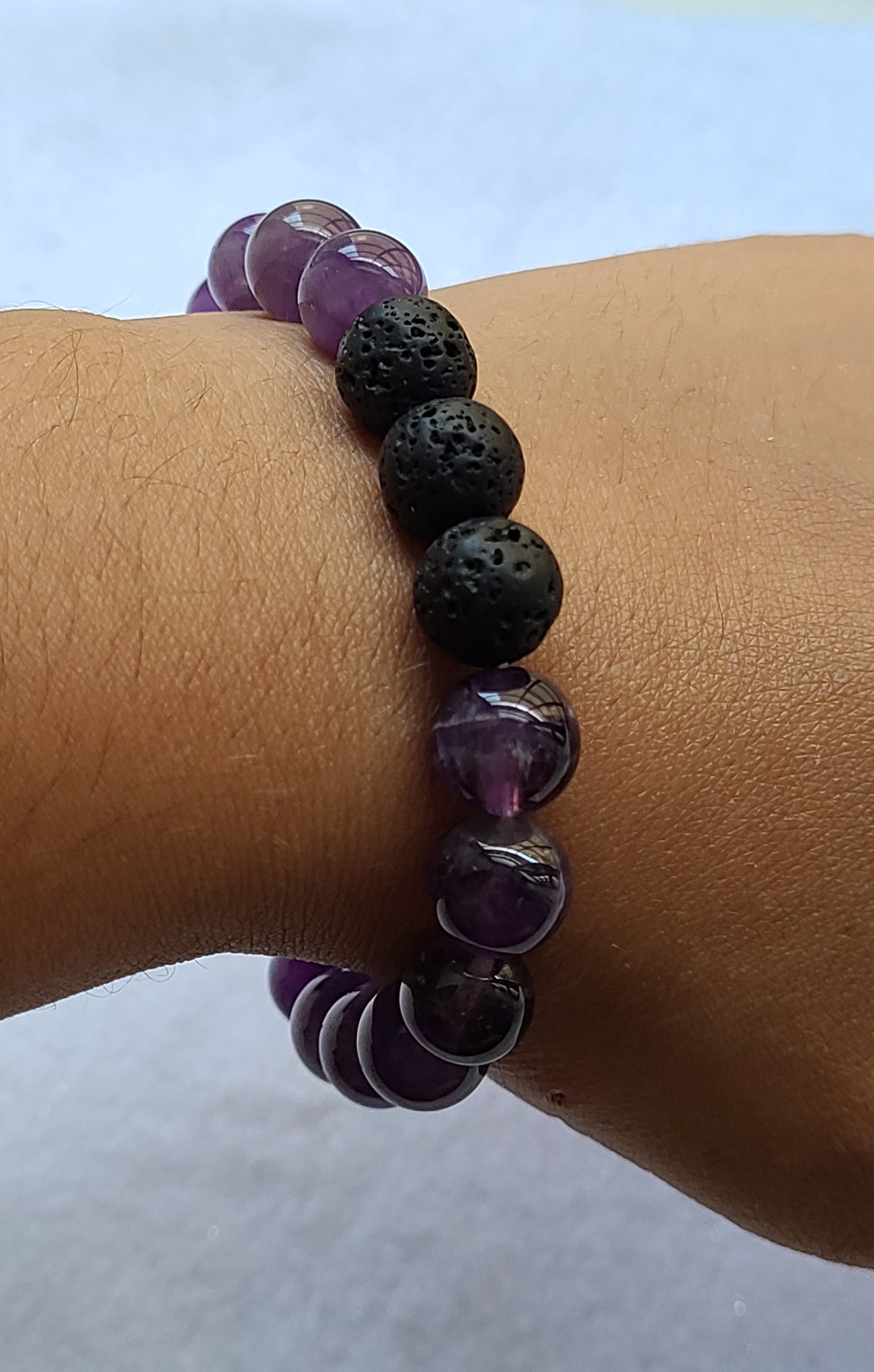 Positive Vibes Lava  Beads