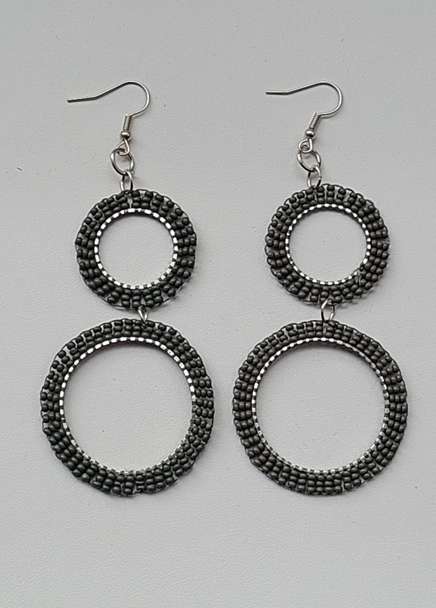 Double Circle Earrings