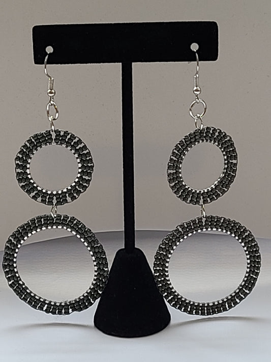 Double Circle Earrings