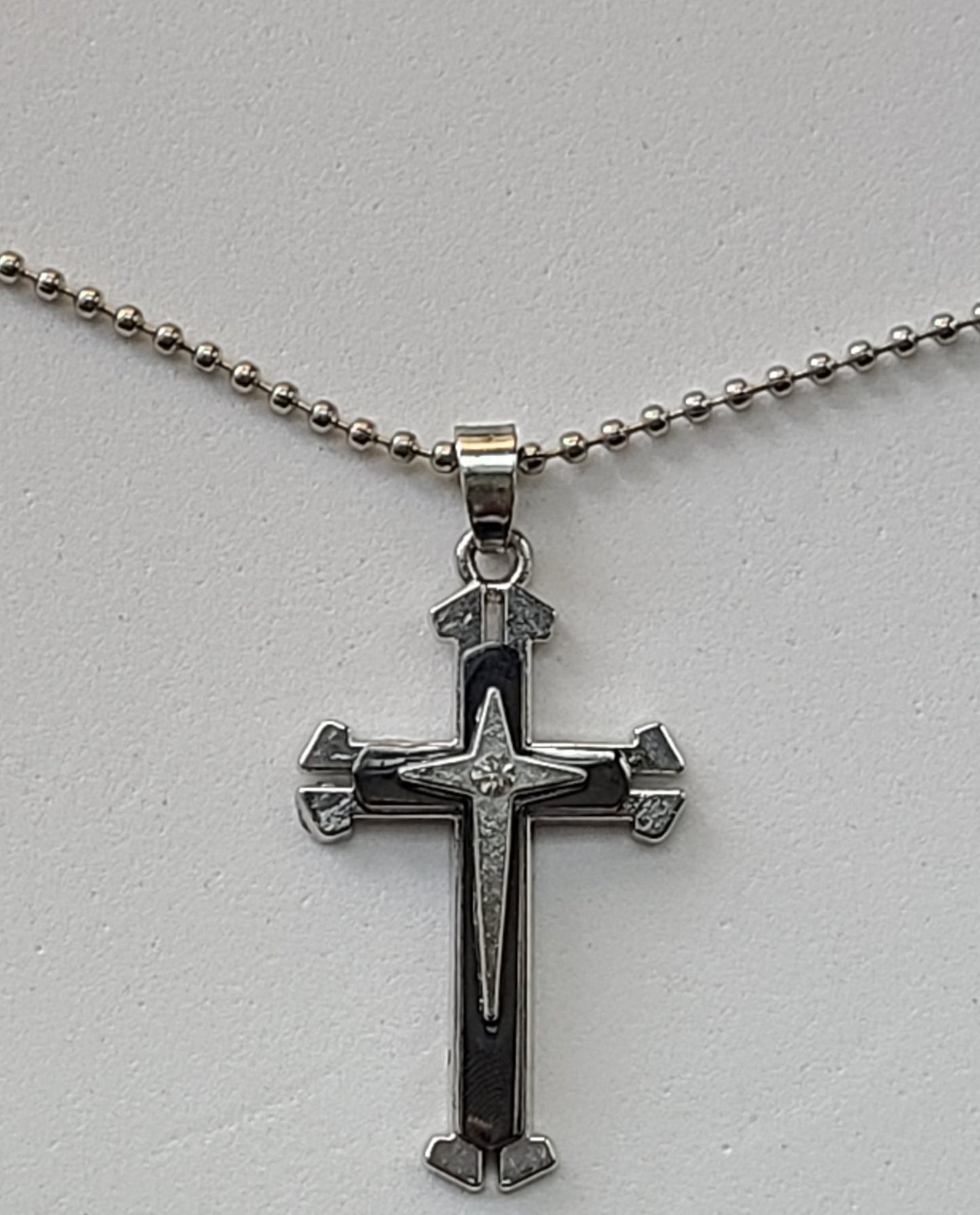 Mens Cross Necklace