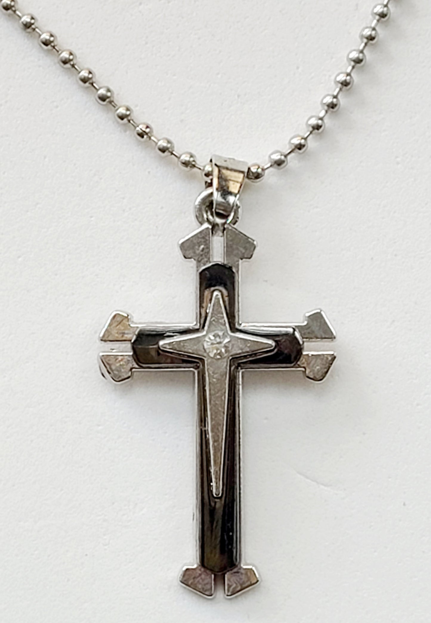 Mens Cross Necklace