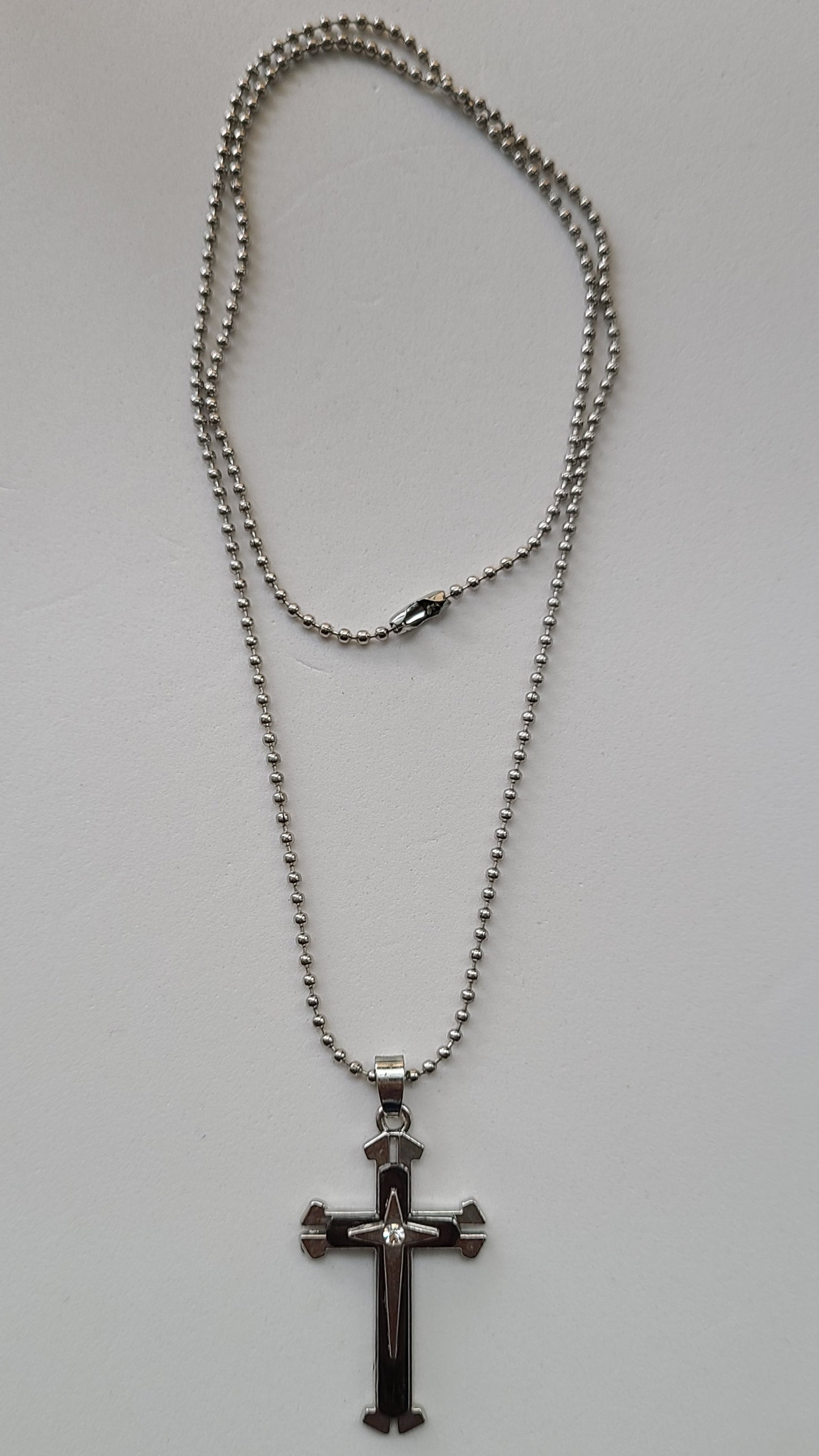 Mens Cross Necklace