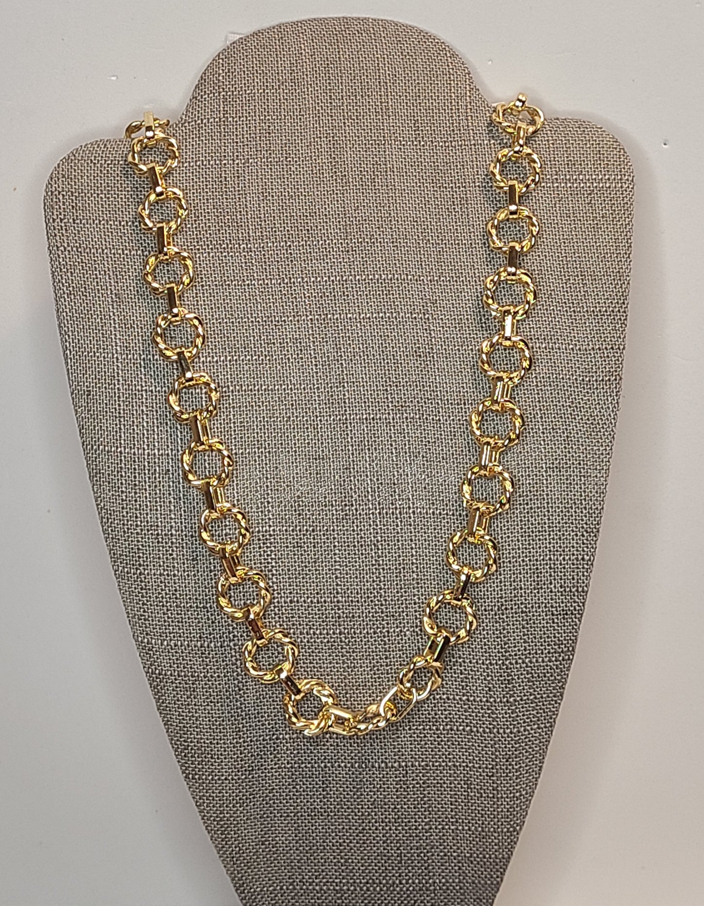 Gold Link Chain Necklace