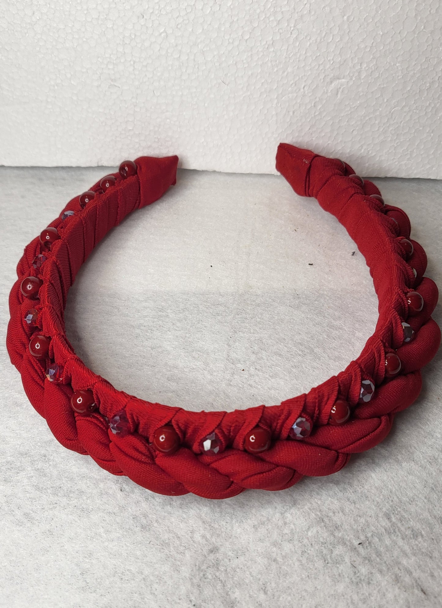 Red Handmade Headband