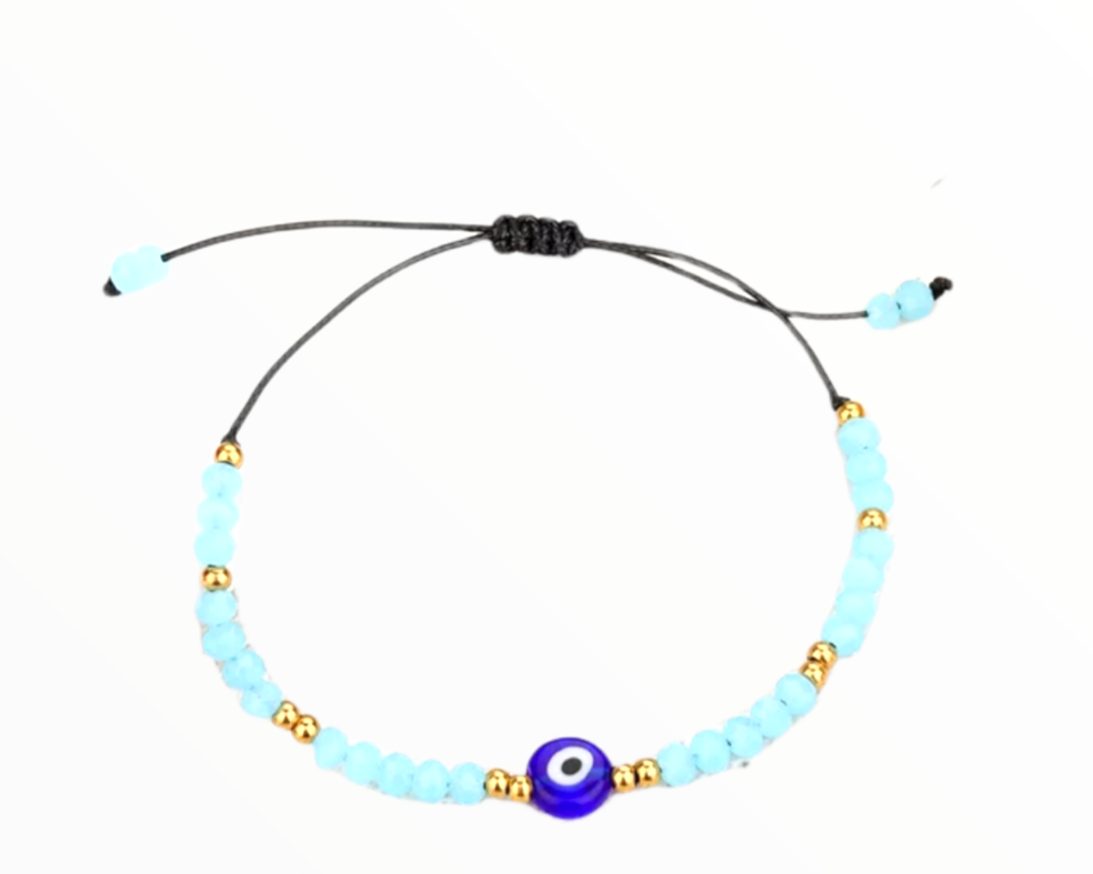 Handmade Braided Rope Evil Eye Bracelet