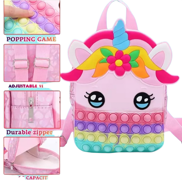 Unicorn Fidget Pop-It Backpack.