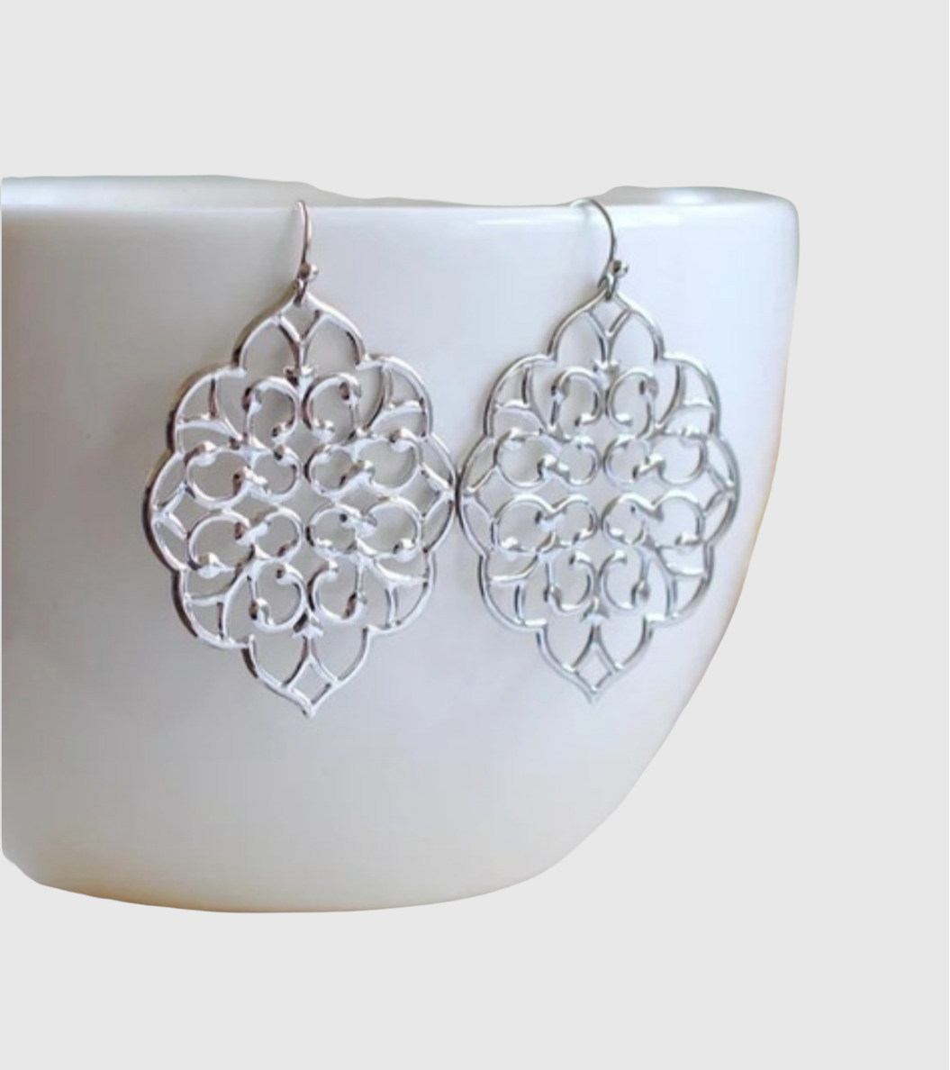 Filigree Hook Earring