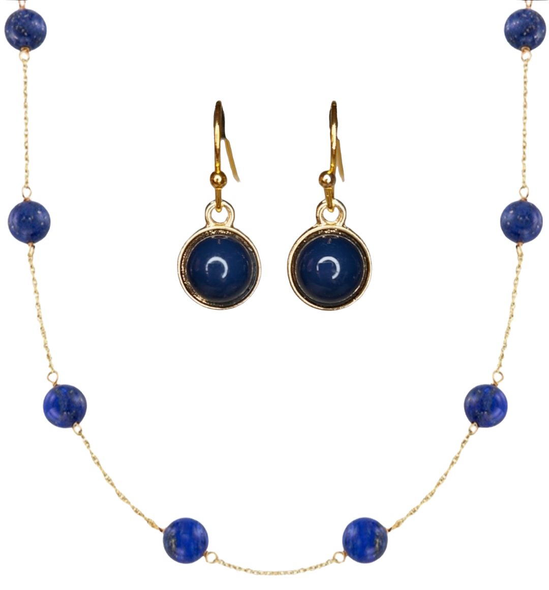 Lapiz Lazuli Bead Set.