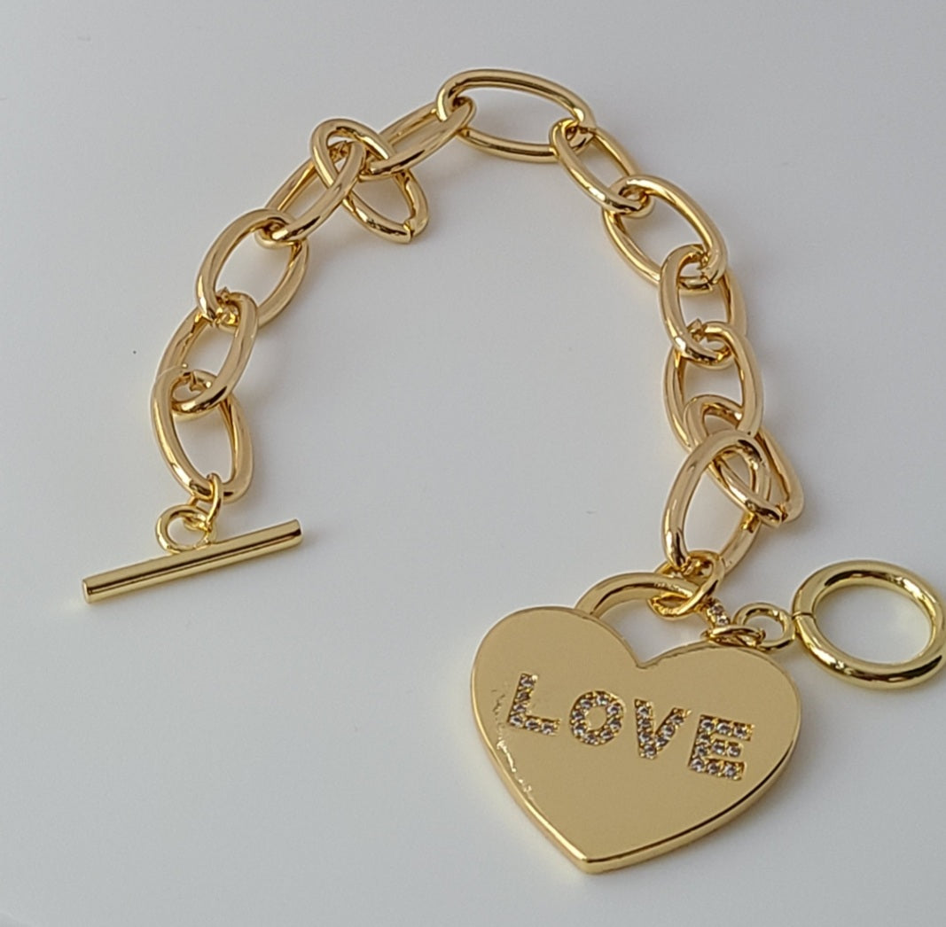 Heart Link Bracelet