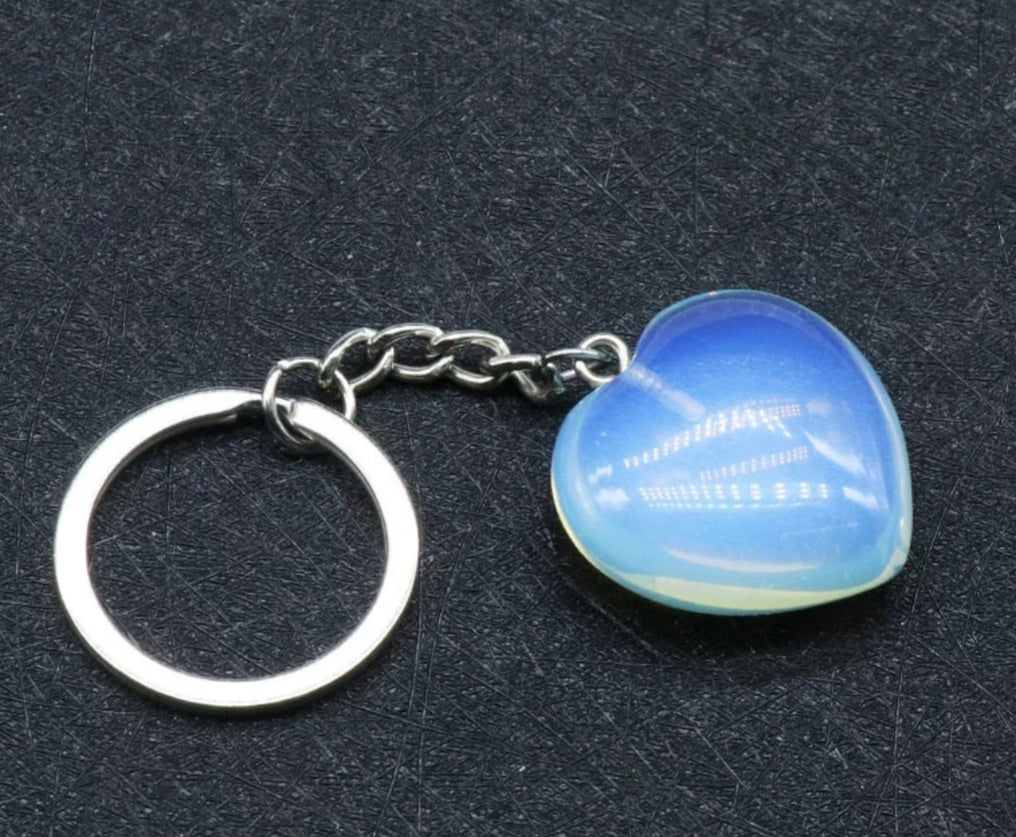 Healing Natural Stones Keychain