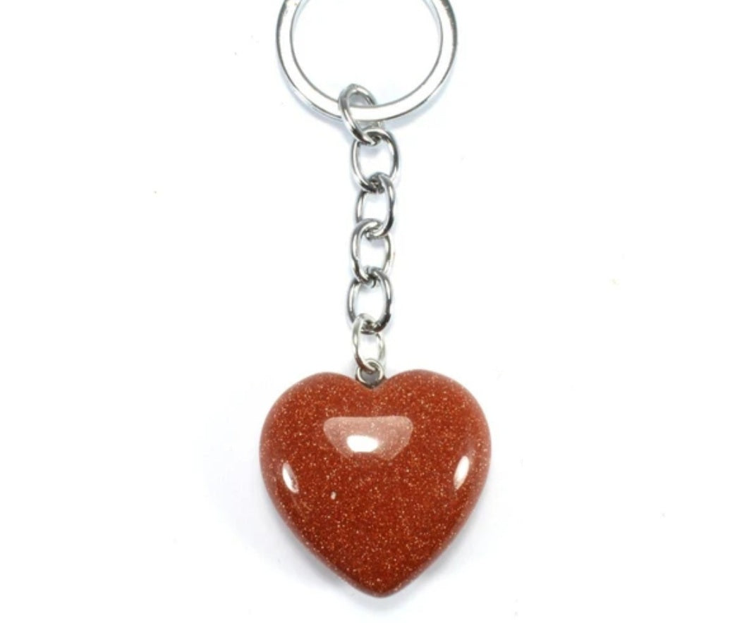 Healing Natural Stones Keychain