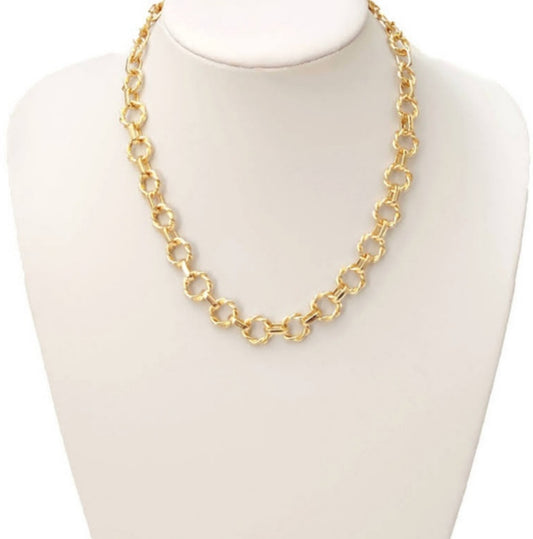 Gold Link Chain Necklace