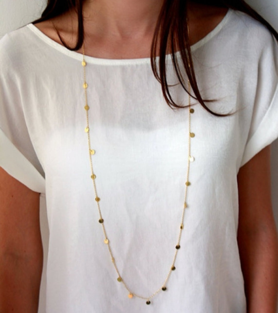 Long Sequin Necklace