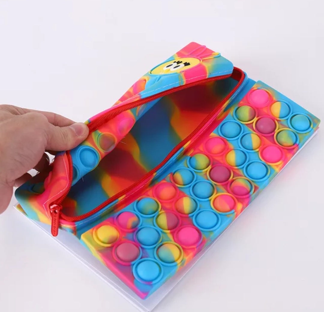 Pop-it Notebook Pencil Case