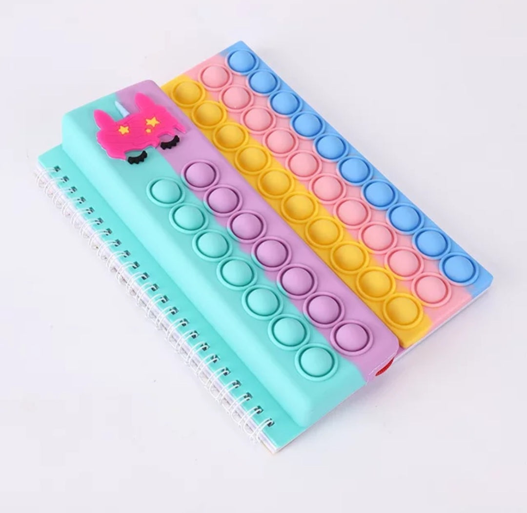 Pop-it Notebook Pencil Case