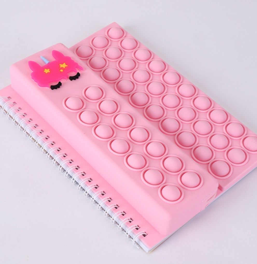 Pop-it Notebook Pencil Case