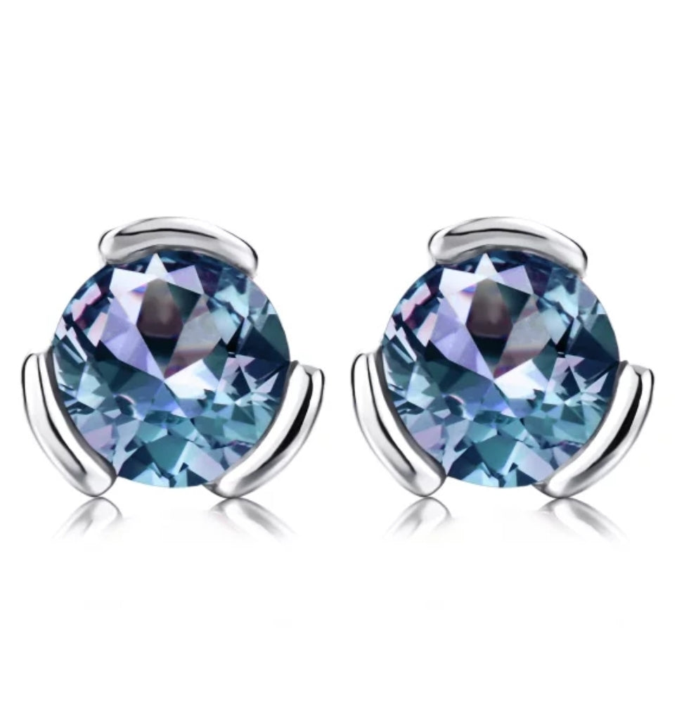 Alexandrite Stud Earrings