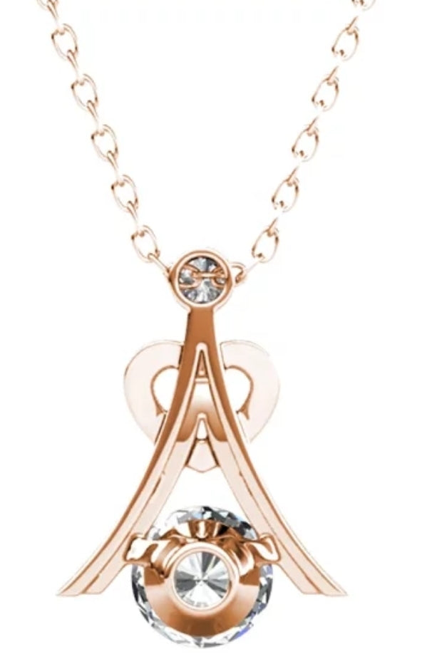 Bezel Heart Pendant