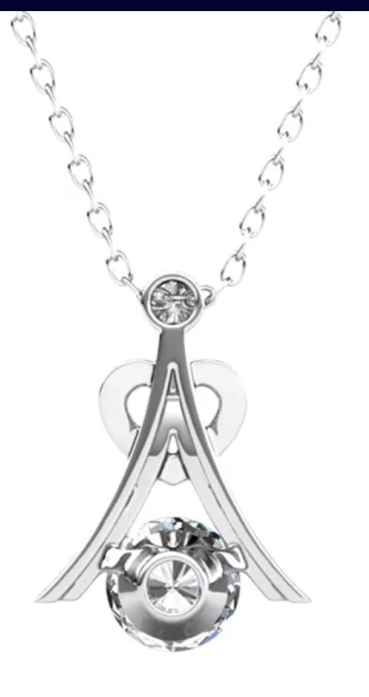 Bezel Heart Pendant